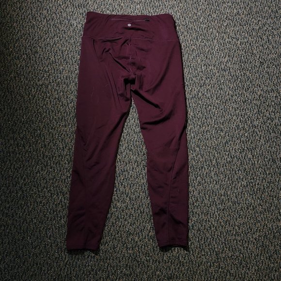 RBX Active Leggings Burgundy Size Medium - Picture 14 of 16